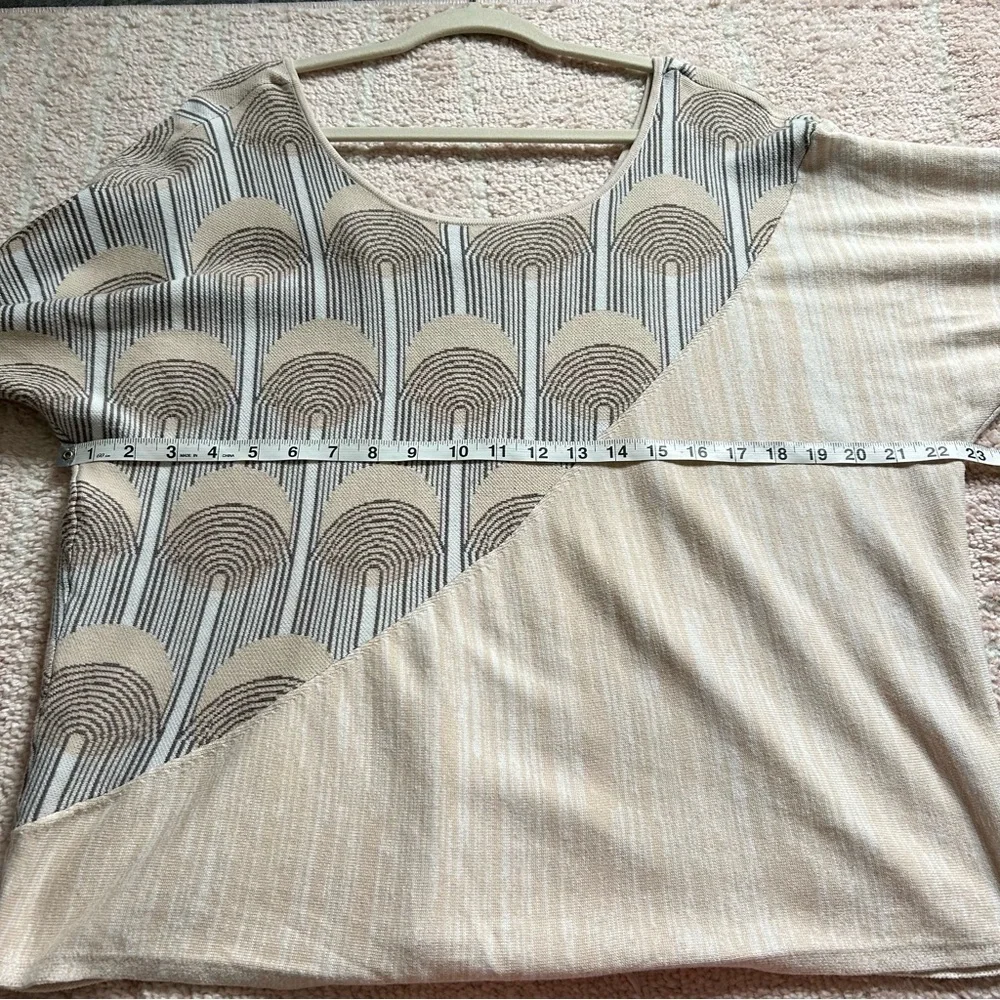 Anthropologie Daily Practice Knit Sweater Dolman Sleeves Neutral Size Large - Picture 6 of 11